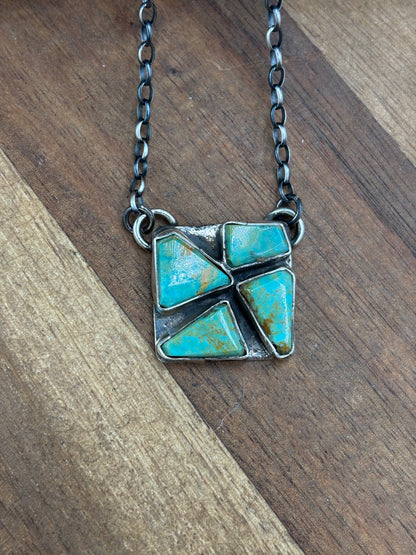 Turquoise Necklace #1 by Jude Candeleria, Zuni