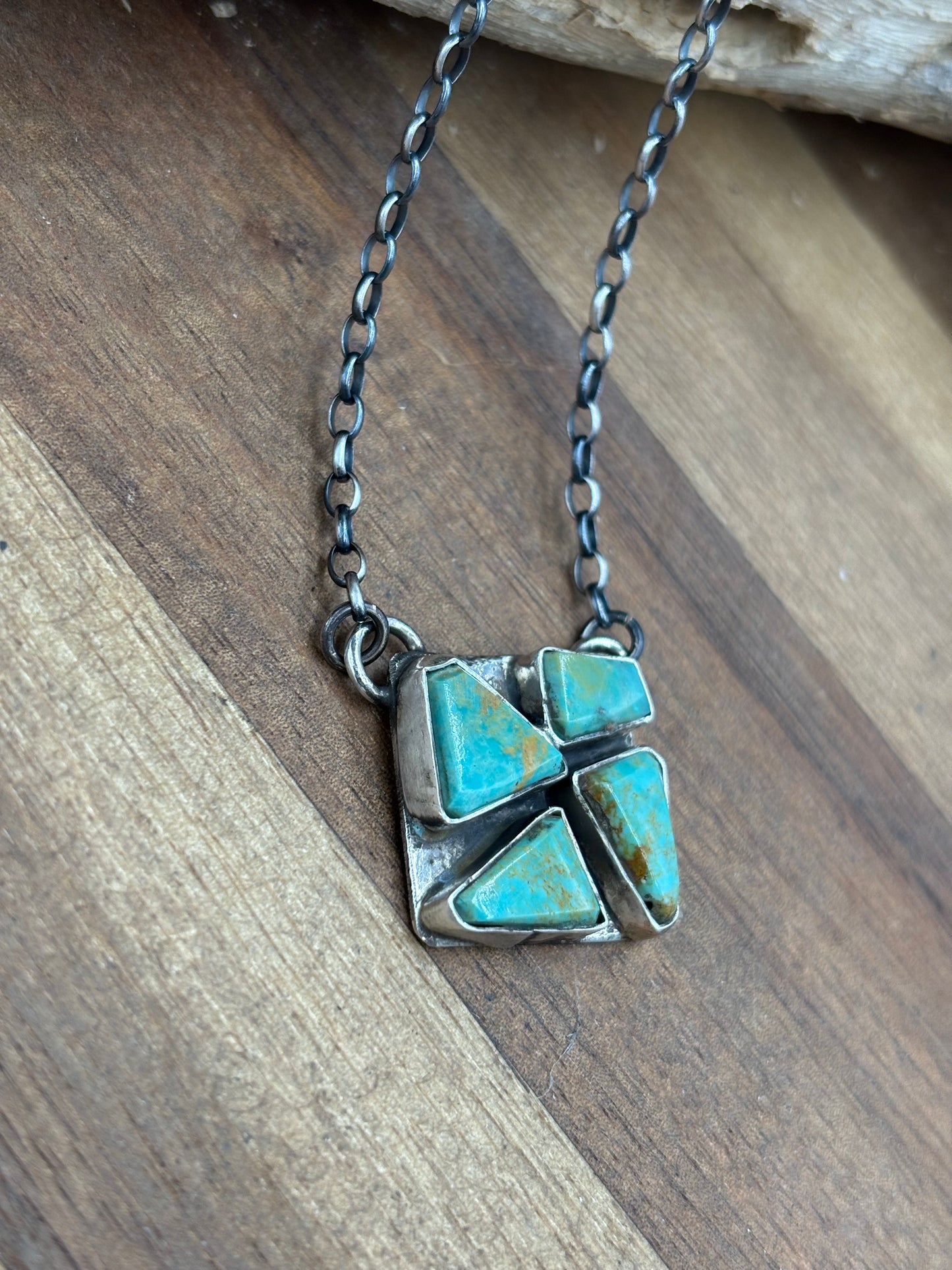 Turquoise Necklace #1 by Jude Candeleria, Zuni