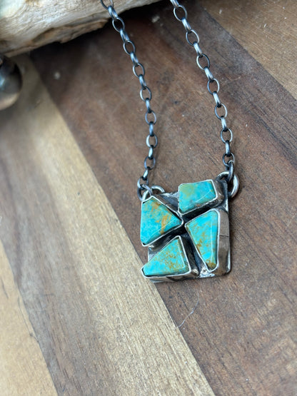 Turquoise Necklace #1 by Jude Candeleria, Zuni