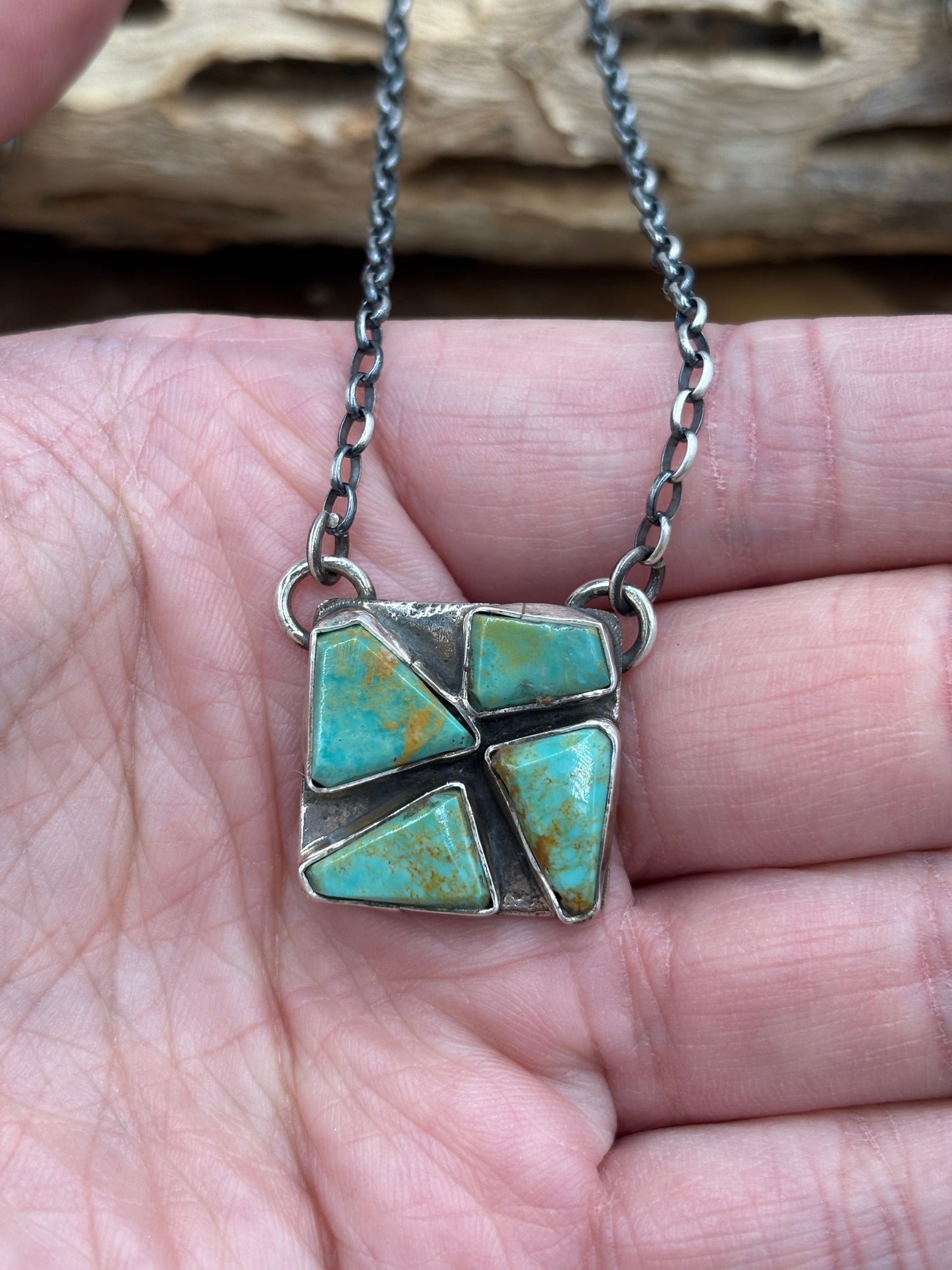 Turquoise Necklace #1 by Jude Candeleria, Zuni