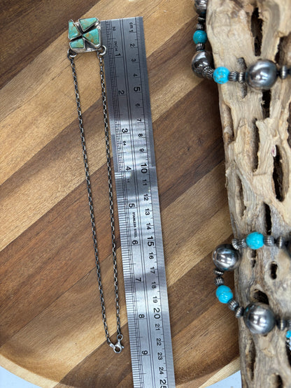 Turquoise Necklace #1 by Jude Candeleria, Zuni