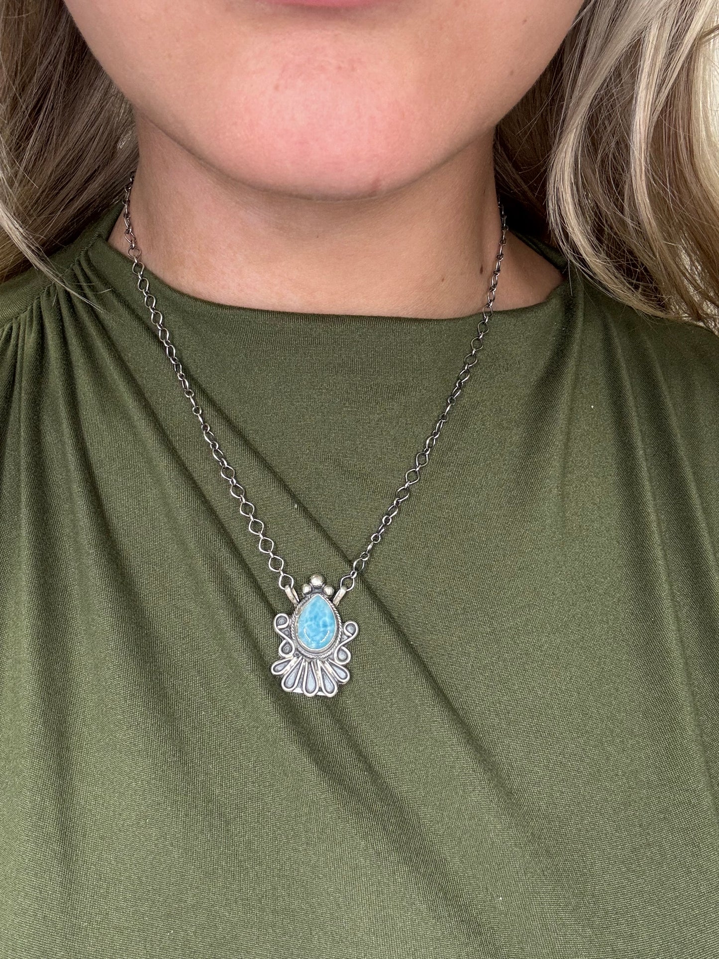 Larimar Necklace #2