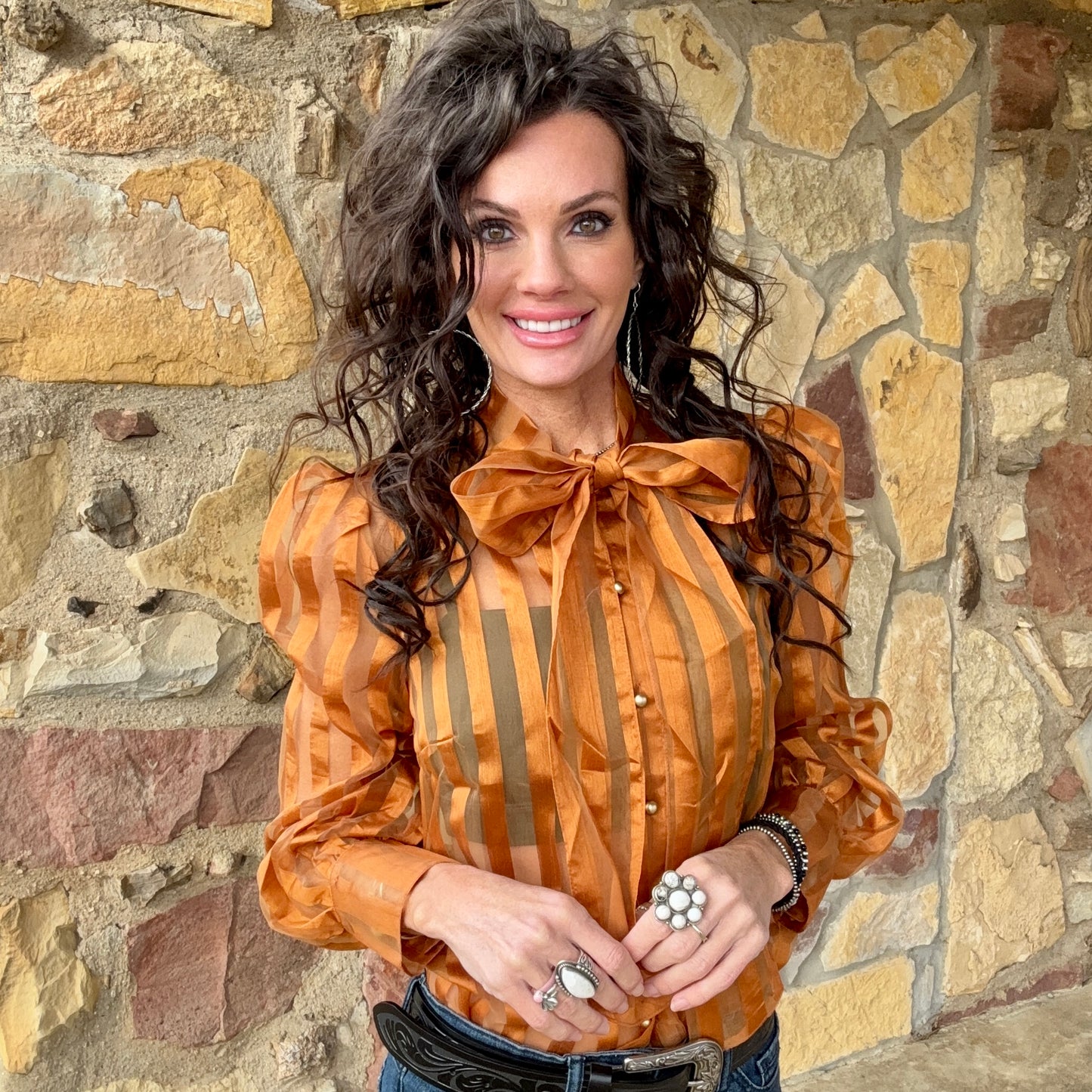The Golden Prairie Debutante Blouse