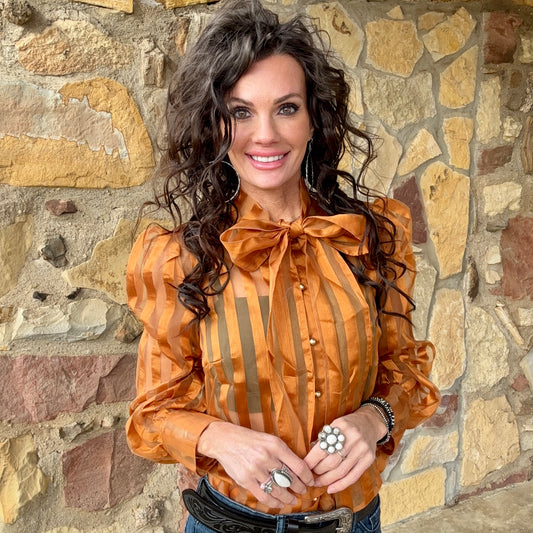The Golden Prairie Debutante Blouse