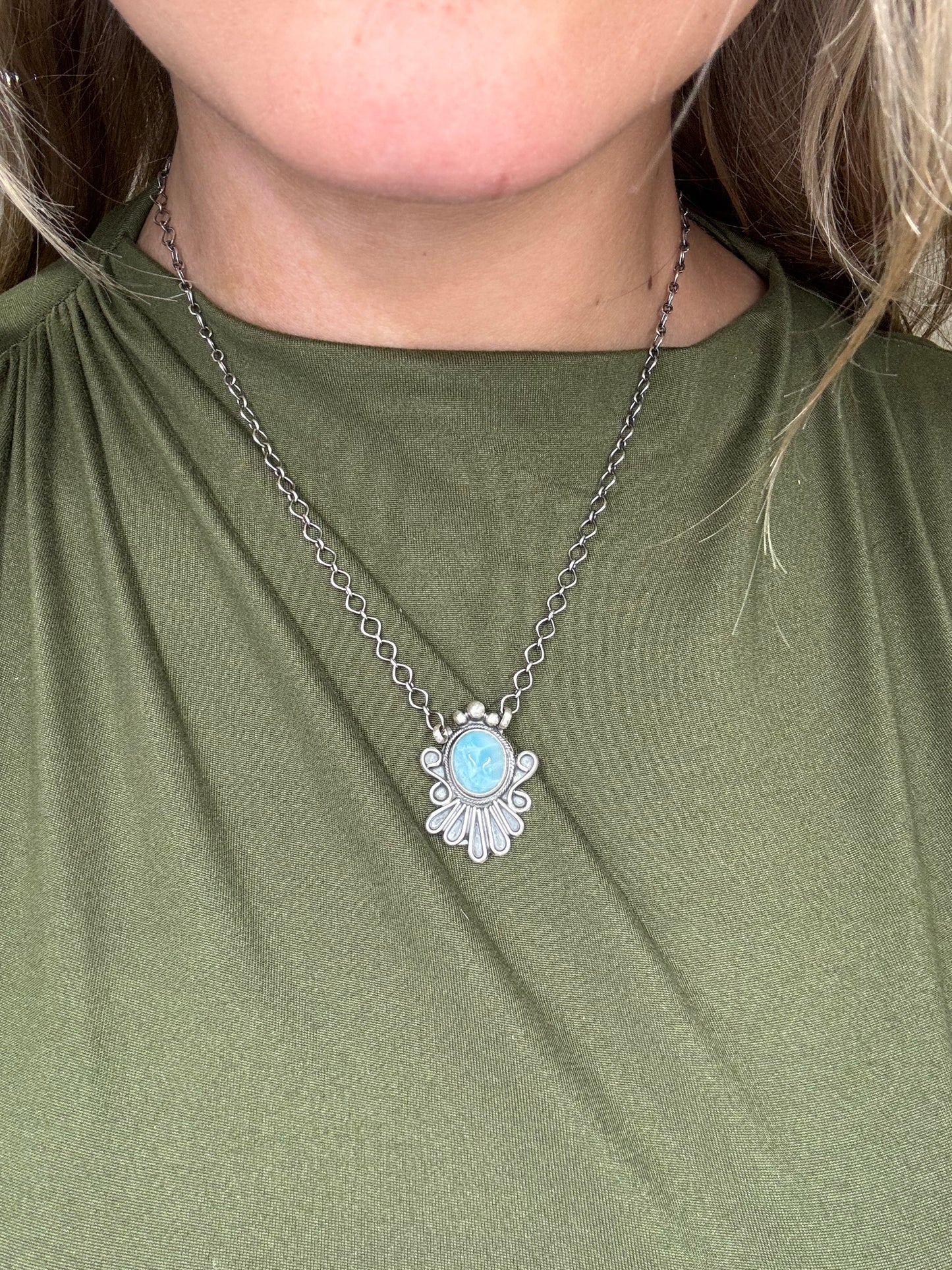 Larimar Necklace #1