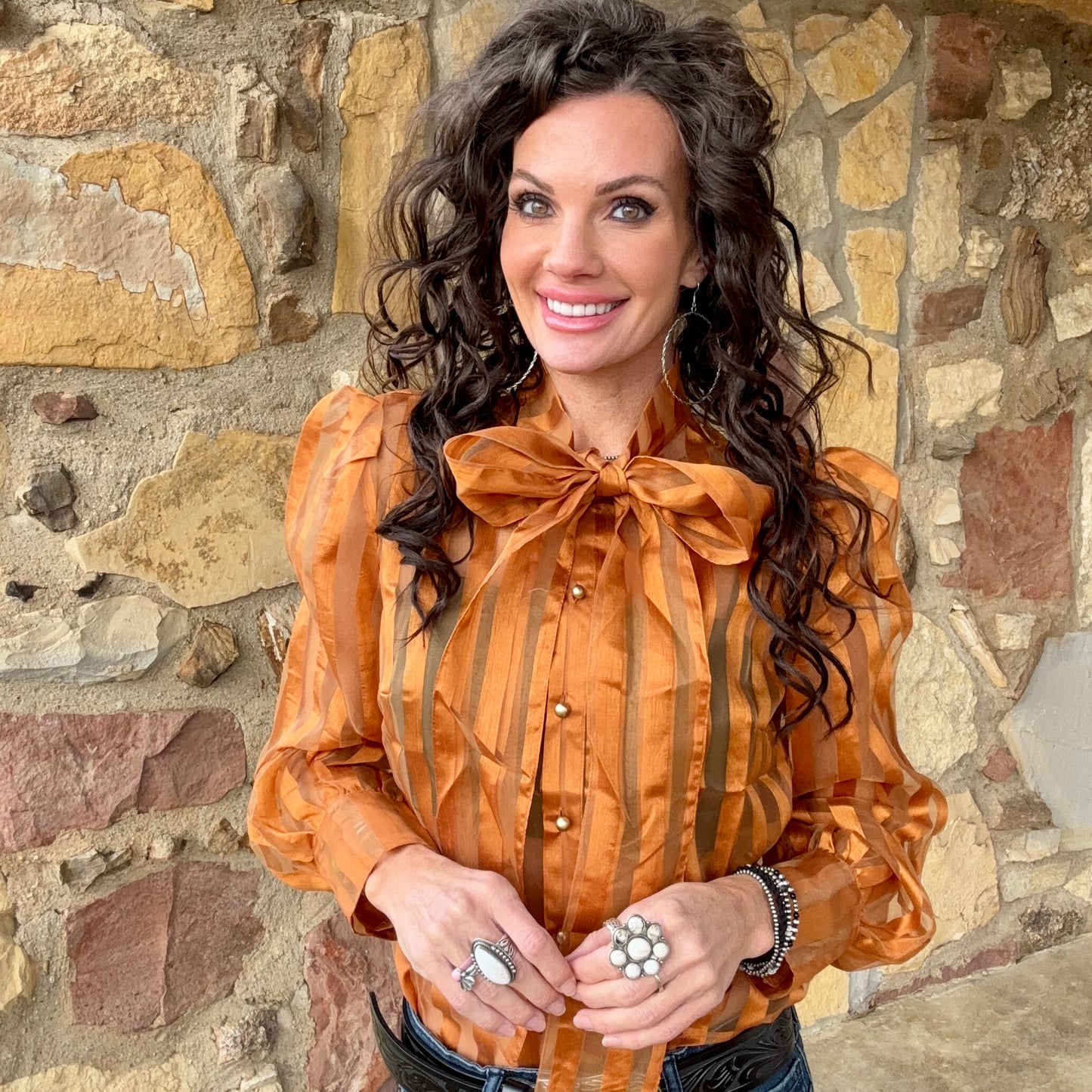 The Golden Prairie Debutante Blouse