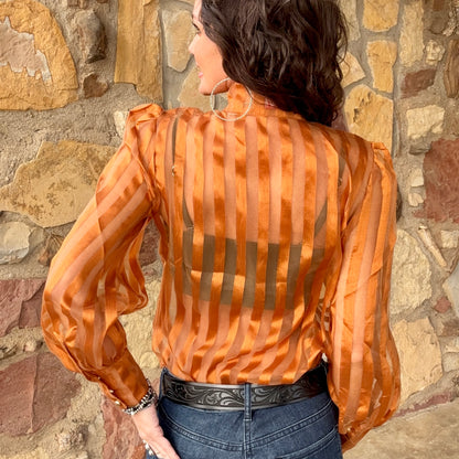 The Golden Prairie Debutante Blouse