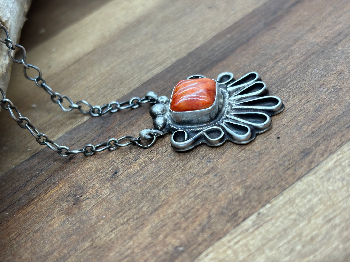 Red Spiny Necklace #2