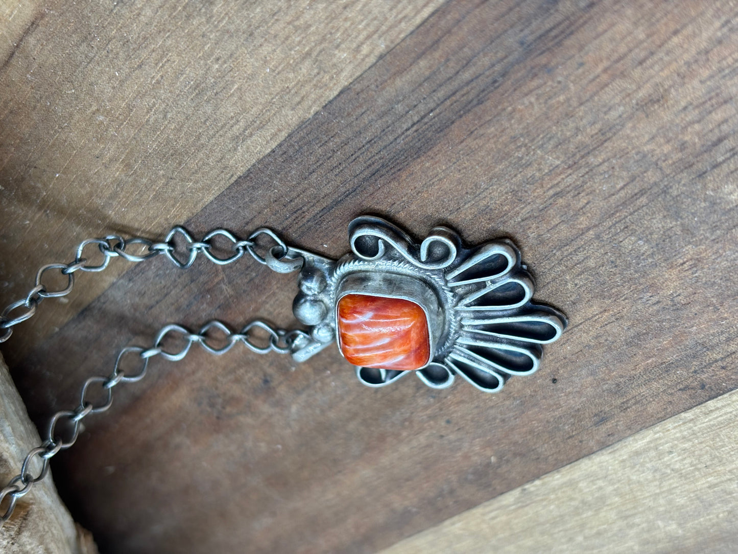 Red Spiny Necklace #2