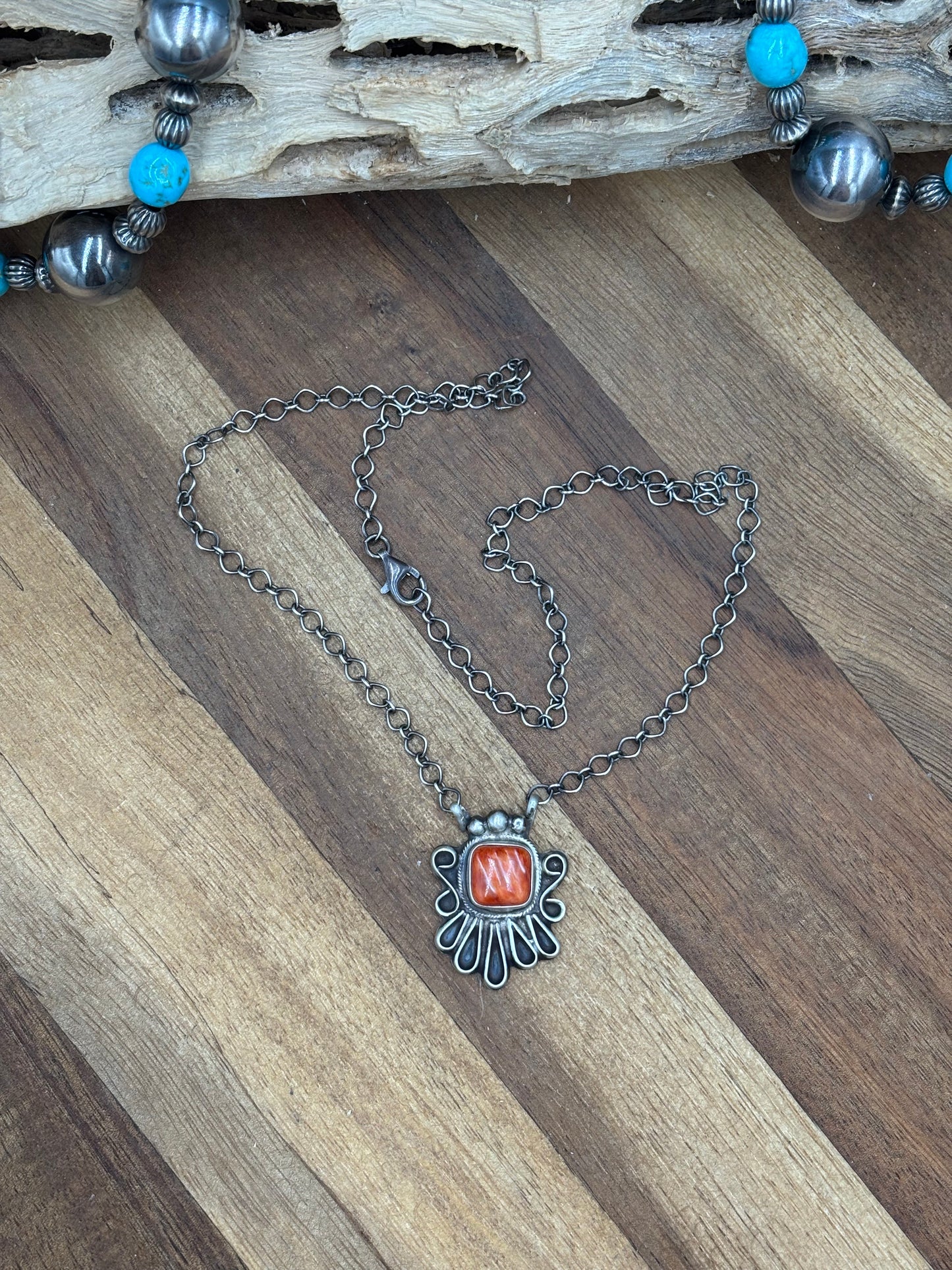 Red Spiny Necklace #2