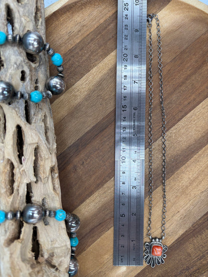 Red Spiny Necklace #2