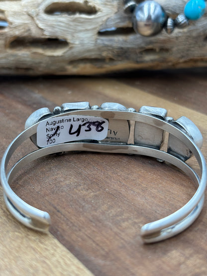 Mixed Spiny Cuff #1 by Augustine Largo, Navajo