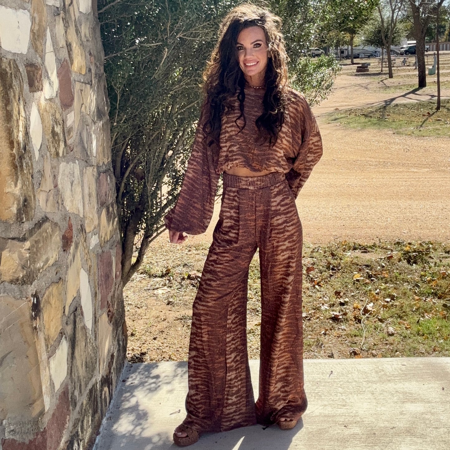 Wild Side Wide Leg Set