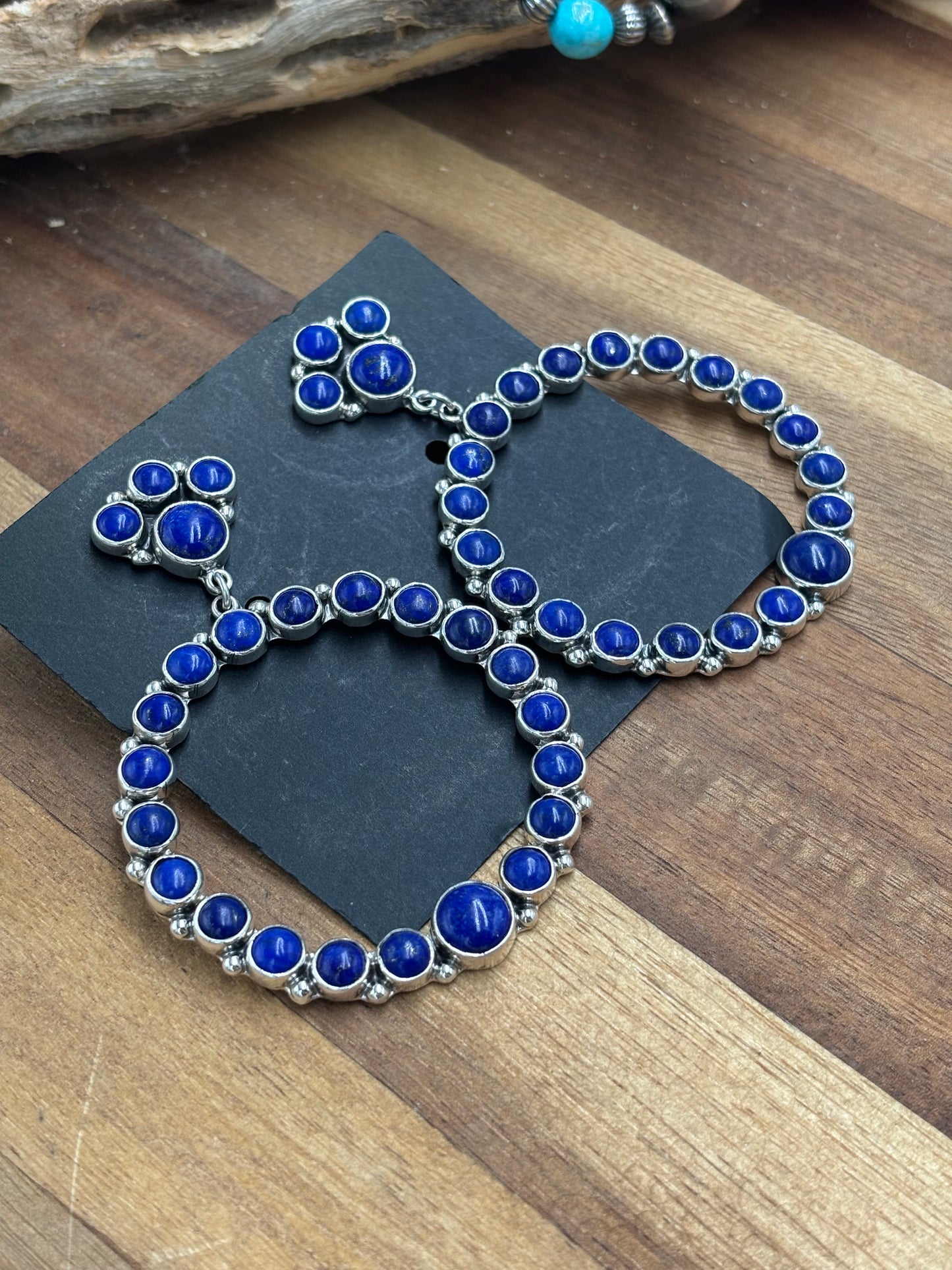 Lapis Hoop Earrings by Federico Jimenez