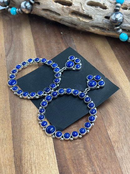 Lapis Hoop Earrings by Federico Jimenez