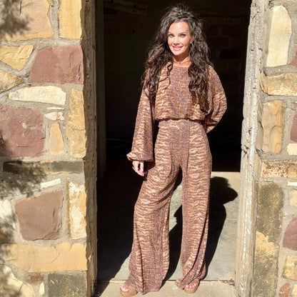 Wild Side Wide Leg Set