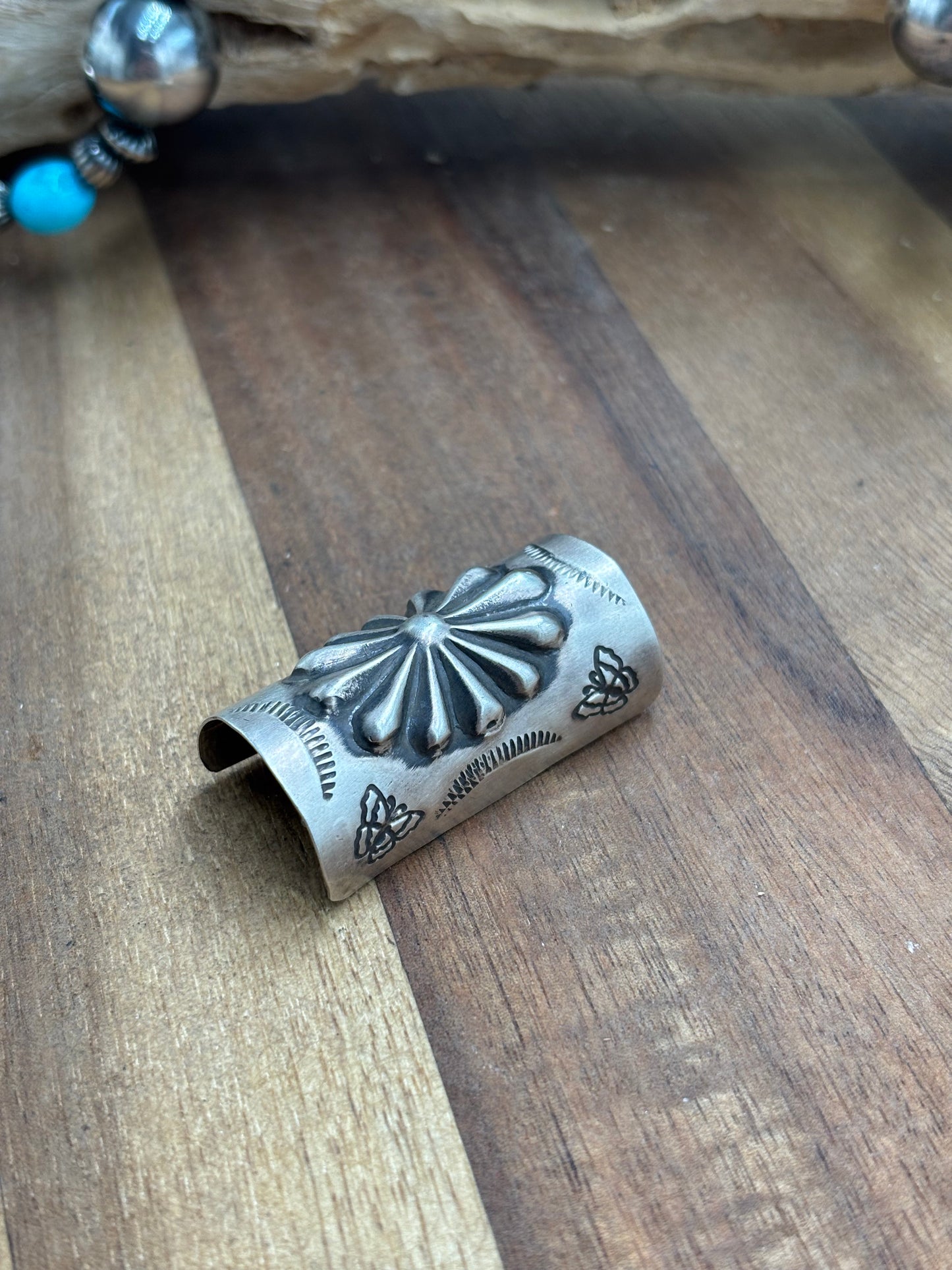 Butterfly Stamped Braid Keeper #722-1