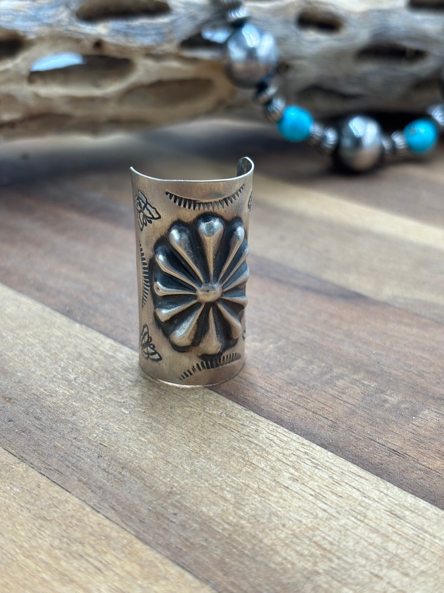 Butterfly Stamped Braid Keeper #722-1