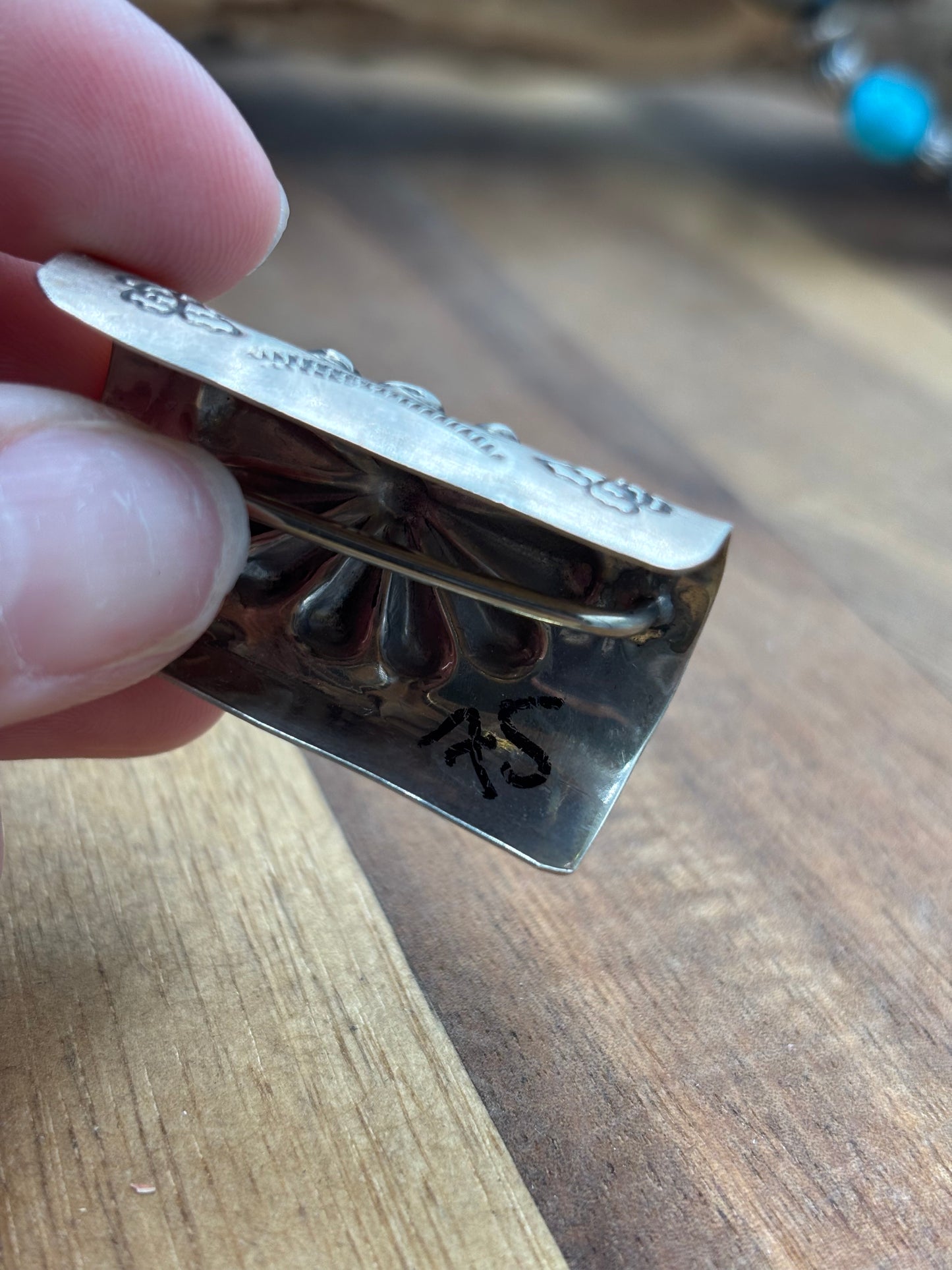 Butterfly Stamped Braid Keeper #722-1