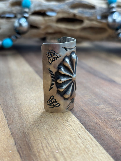 Butterfly Stamped Braid Keeper #722-1