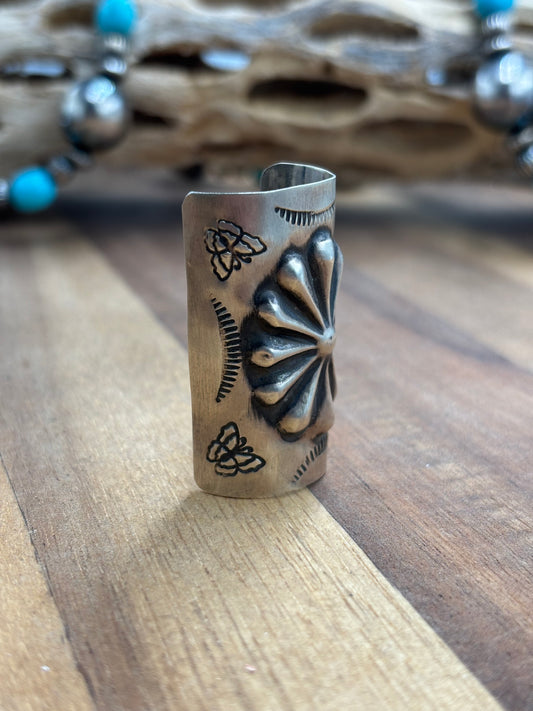 Butterfly Stamped Braid Keeper #722-1