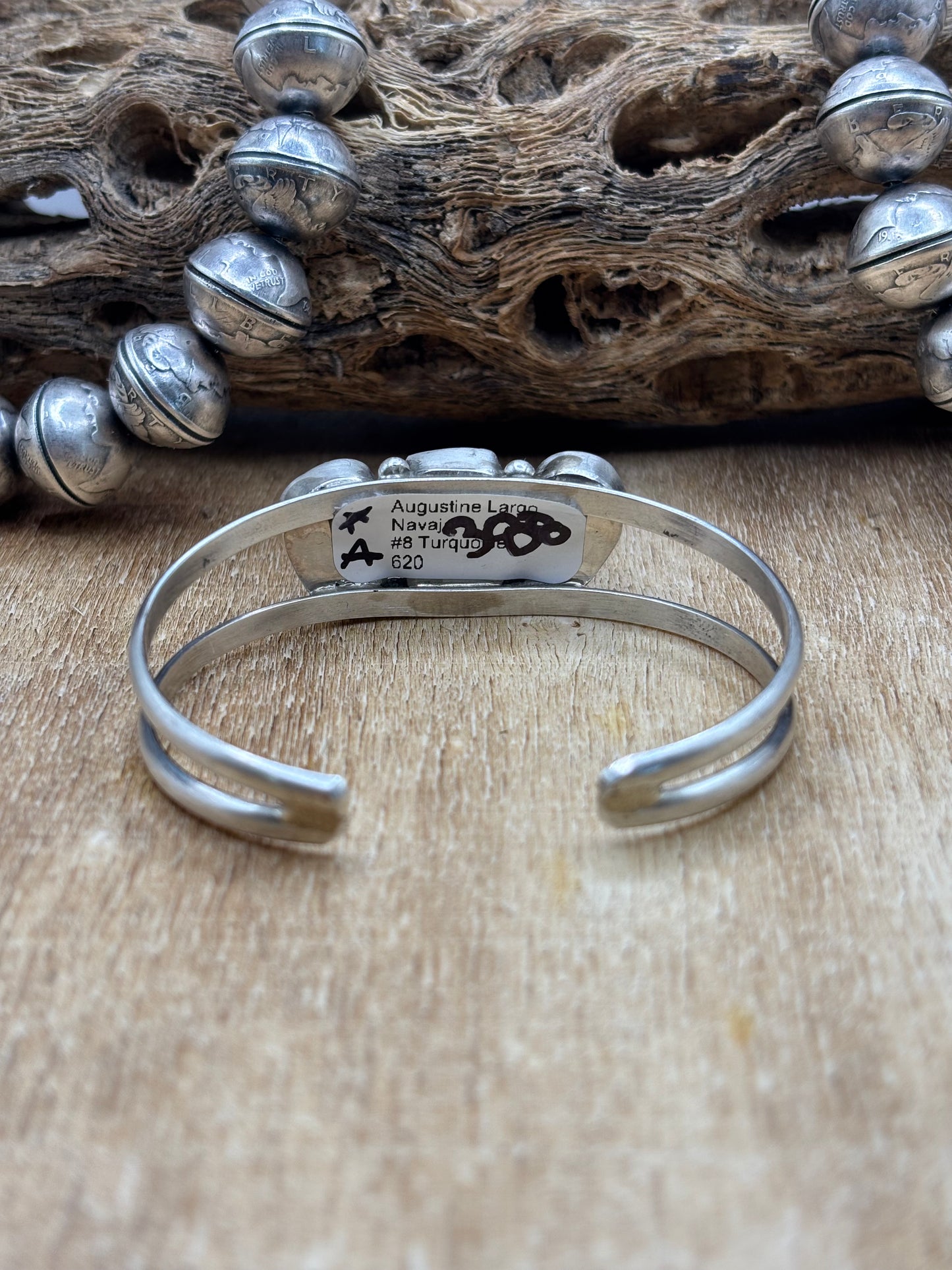 Mine #8 Cuff #A by Augustine Largo, Navajo