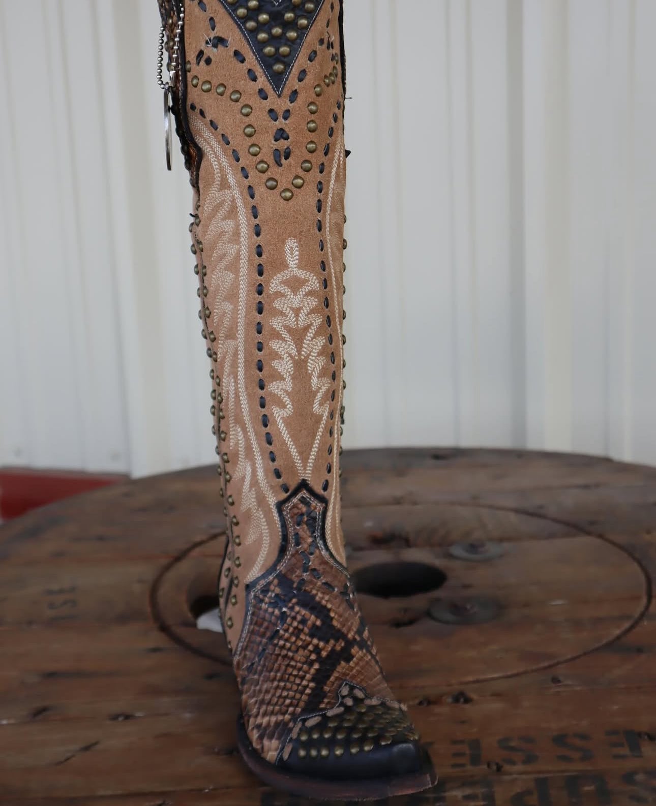 Double D Ranch Snake Charmer Boots Sizes 6, 6.5