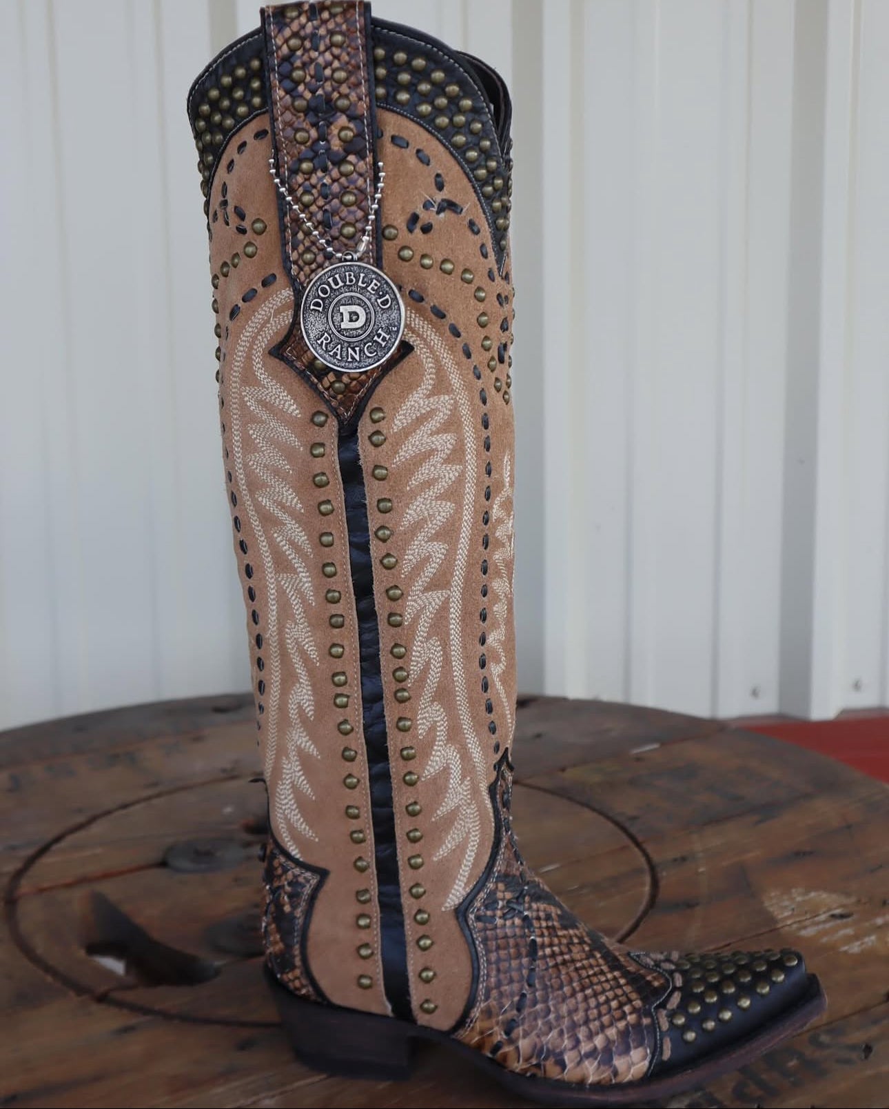 Double D Ranch Snake Charmer Boots Sizes 6, 6.5