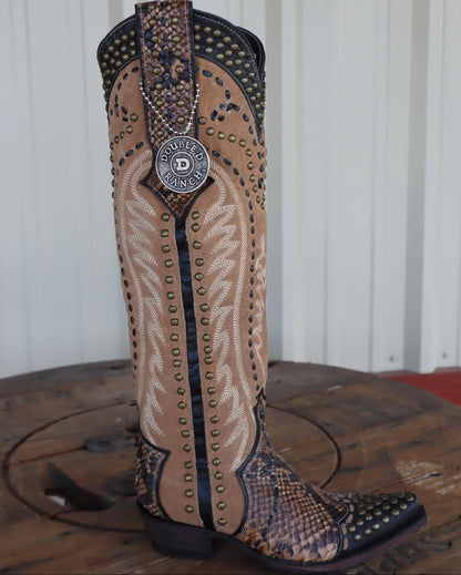 Double D Ranch Snake Charmer Boots Sizes 6, 6.5