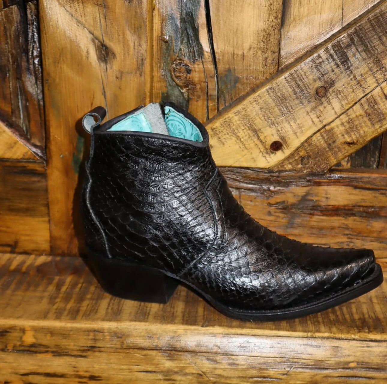 Corral Black Betty Shortie Boot Sizes 6, 6.5