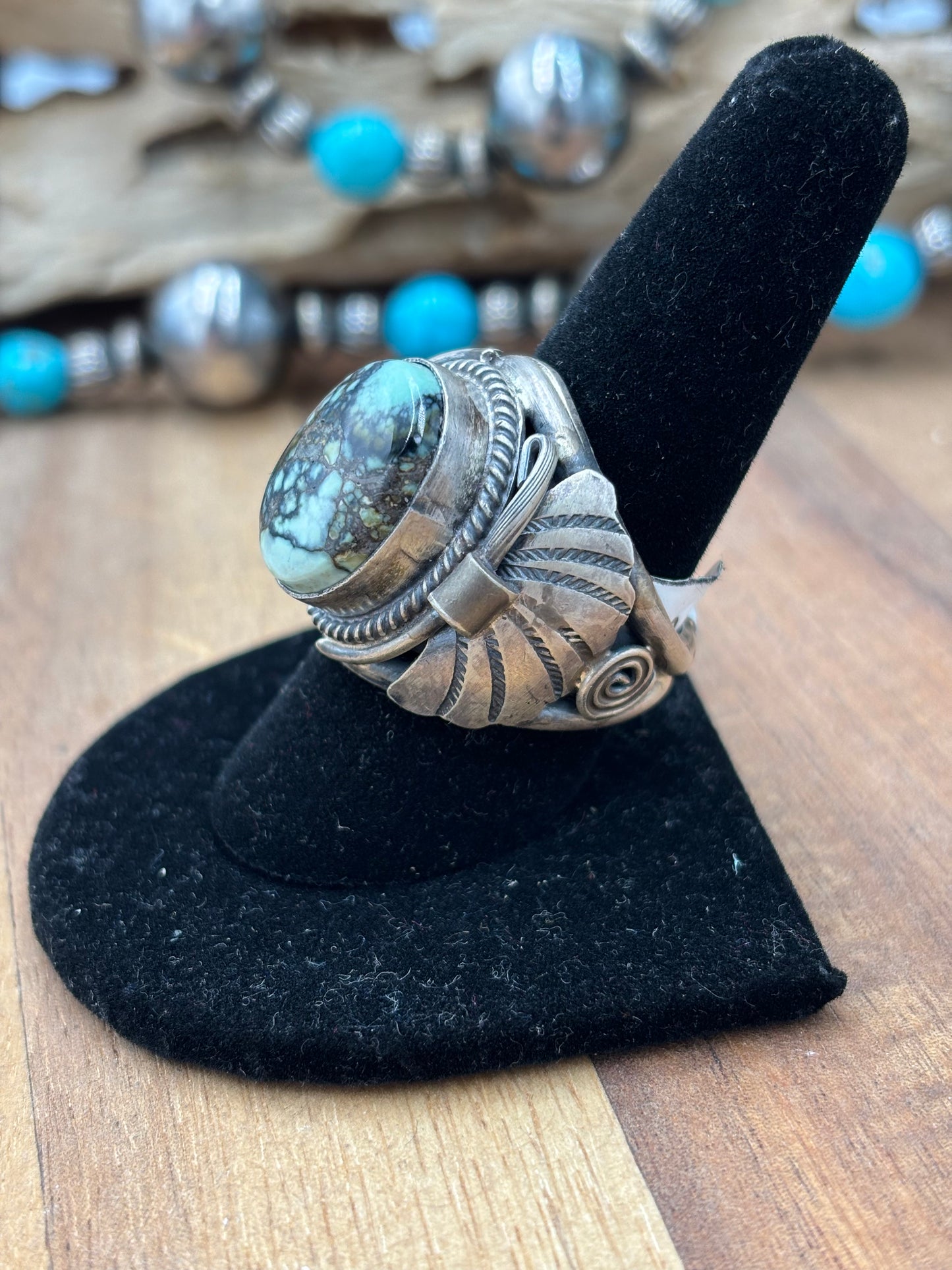 Varascite Ring Size 9.25