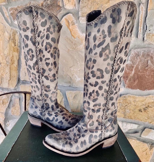 Liberty Black Gray Chita T Moro Tall Boots