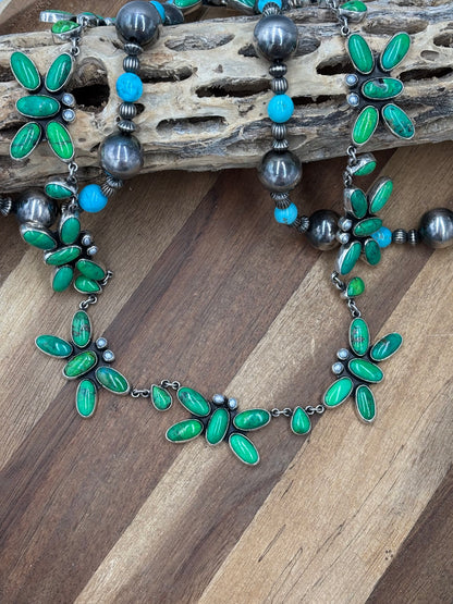Carico Lake #826-9 & Pearl Butterfly Necklace by Federico Jimenez