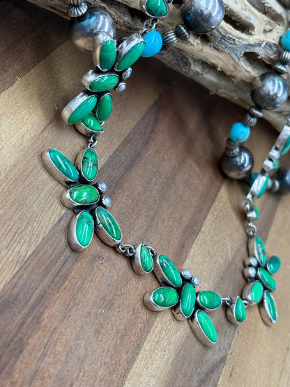 Carico Lake #826-9 & Pearl Butterfly Necklace by Federico Jimenez