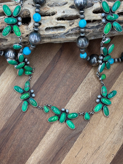 Carico Lake #826-9 & Pearl Butterfly Necklace by Federico Jimenez