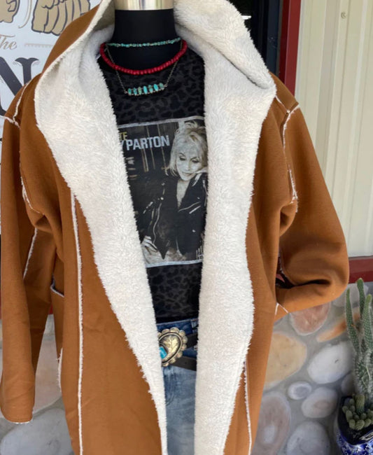 The Meg Light Brown Coat