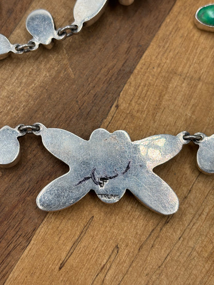 Carico Lake #826-9 & Pearl Butterfly Necklace by Federico Jimenez