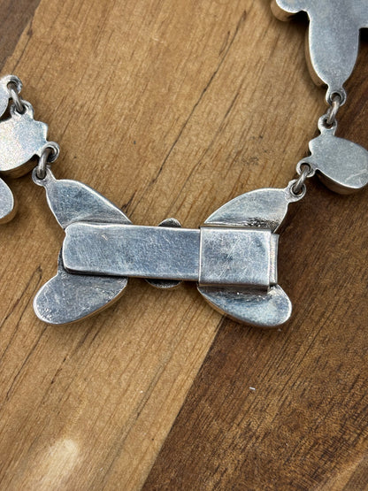 Carico Lake #826-9 & Pearl Butterfly Necklace by Federico Jimenez