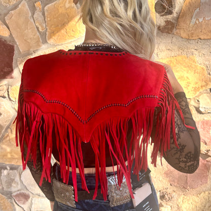 Scarlett Sundown Fringe Capelet