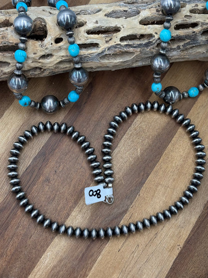 19" 10mm Saucer #826-12 Pearl Necklace