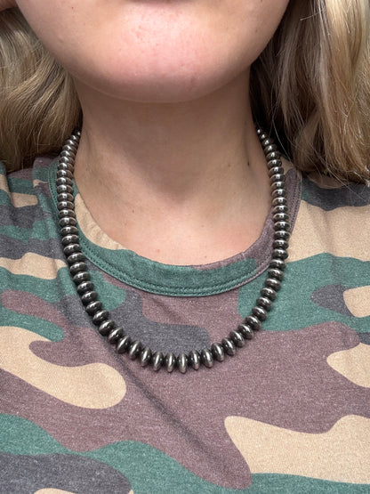 19" 10mm Saucer #826-12 Pearl Necklace