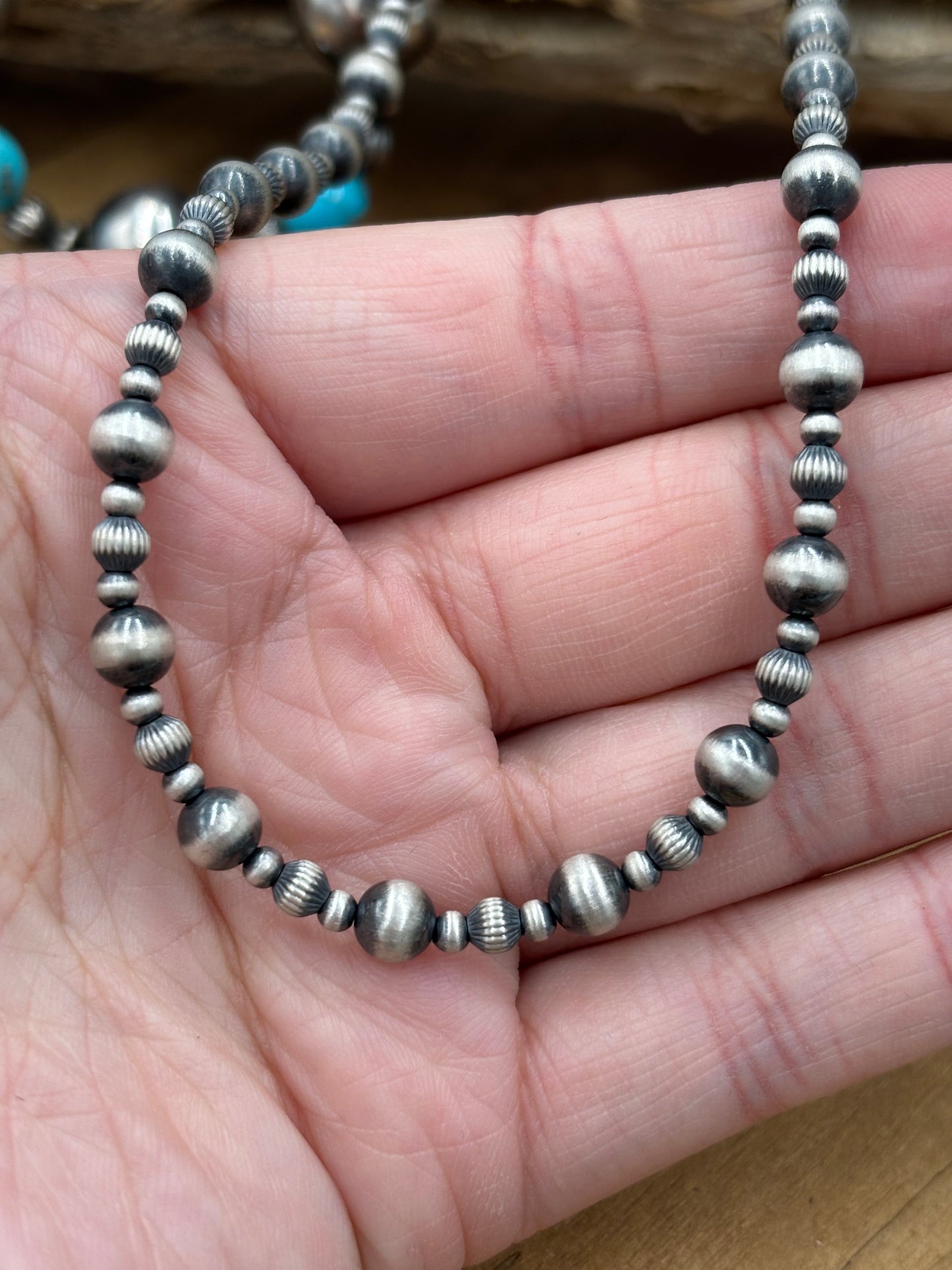 20" 3mm-6mm #826-13 Pearl Necklace