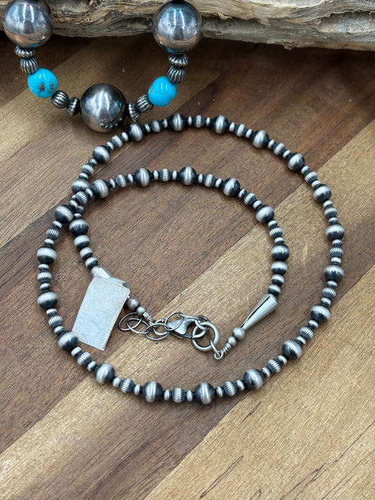 20" 3mm-6mm #826-13 Pearl Necklace