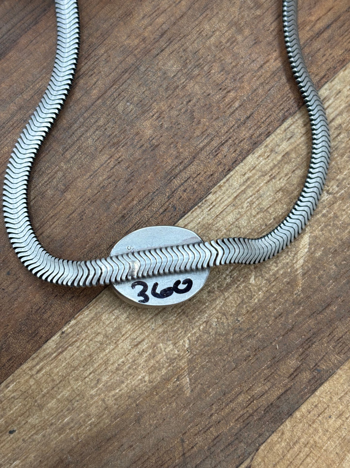 Turquise #826-13 Herringbone Necklace