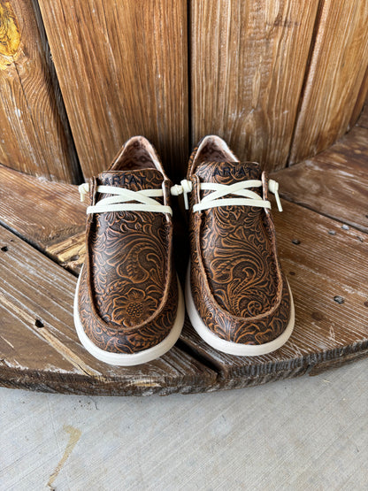 Women's Brown Floral Embossed Hilo by Ariat