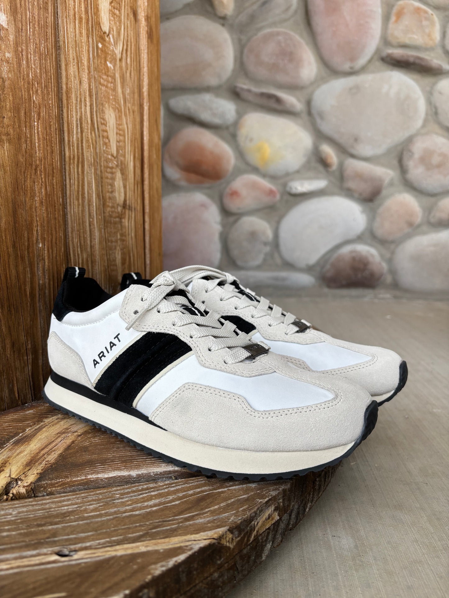 Men's Ranch Runner Shoe Cream  by Ariat
