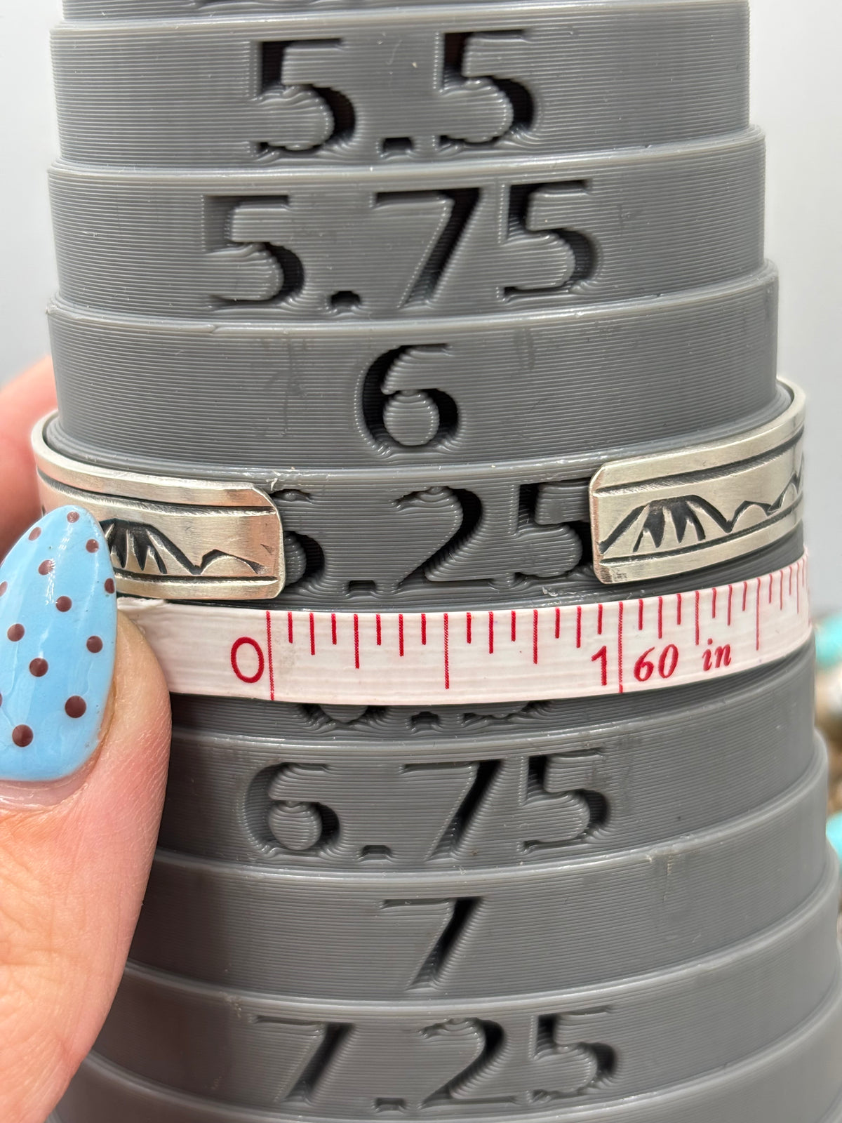 Royston Turquoise #92-4 Cuff by Rick Enriquez, Navajo