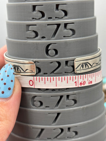 Royston Turquoise #92-4 Cuff by Rick Enriquez, Navajo