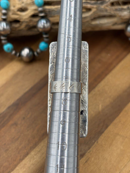 Turquoise #92-5 Adjustable Ring by Jude Candeleria, Navajo