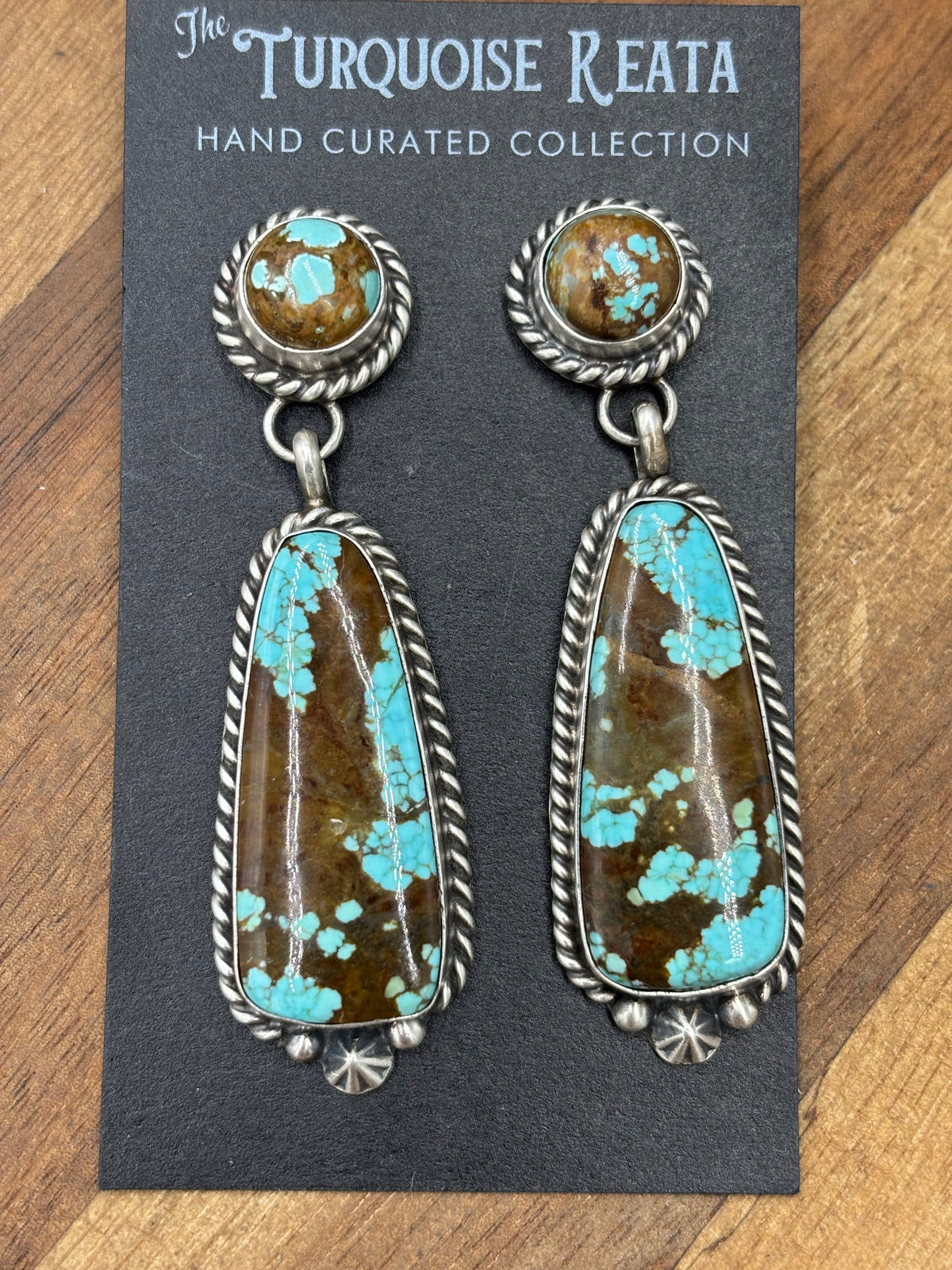 Mine #8 #92-5B Earrings by Chassity Belone, Navajo